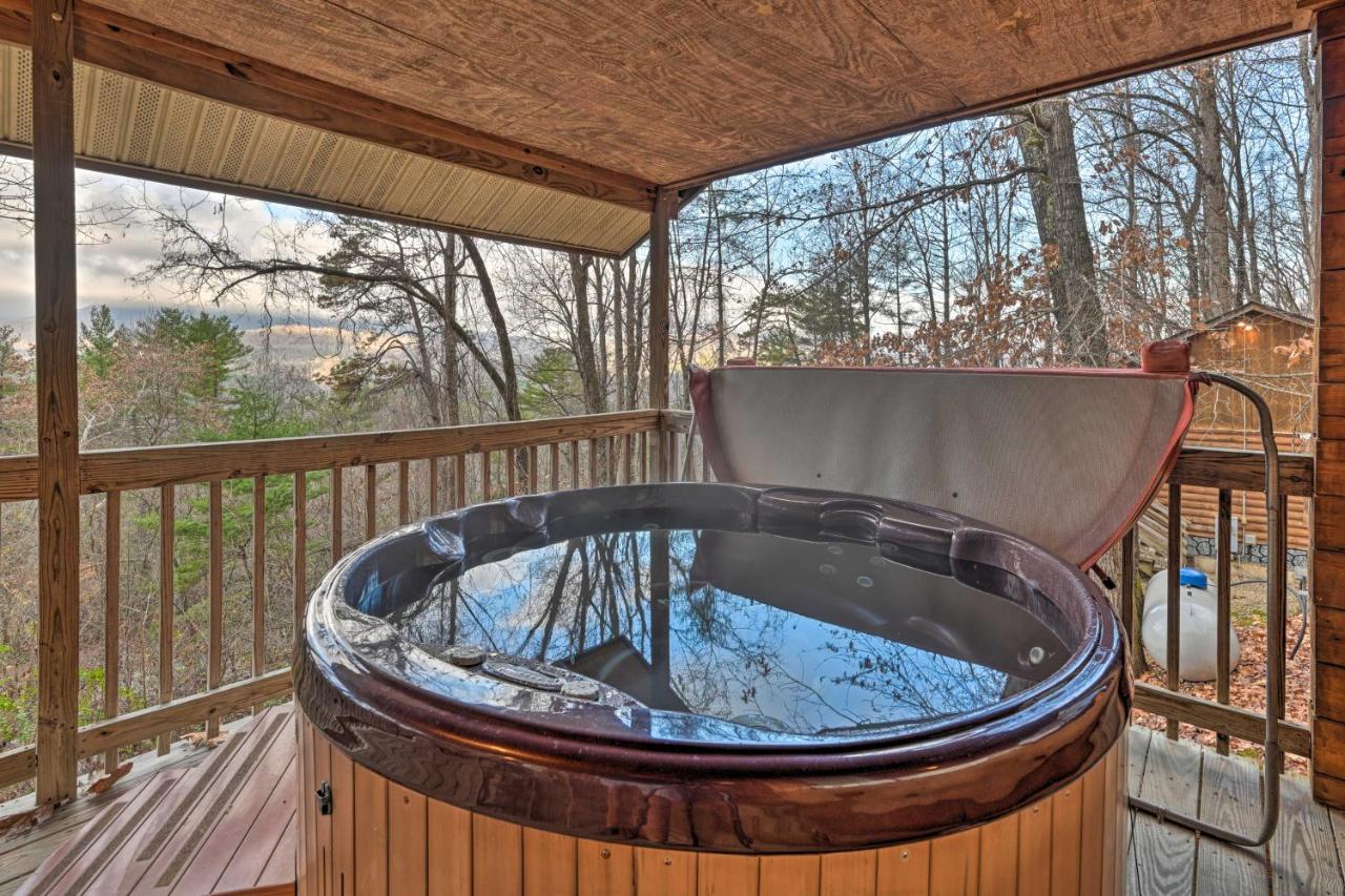 Cozy Deer Glen Cabin With Private Hot Tub And Porch! Bryson City Εξωτερικό φωτογραφία